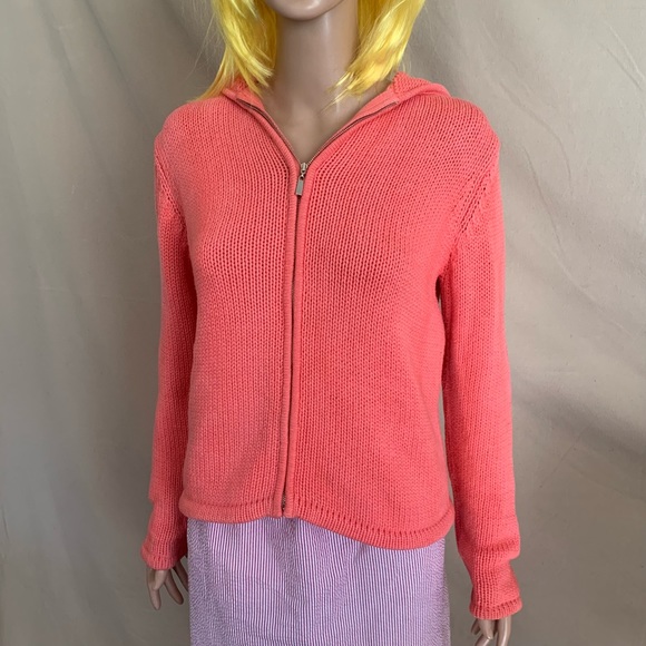 Sutton Studio Pink Hooded Sweater - Picture 9 of 9